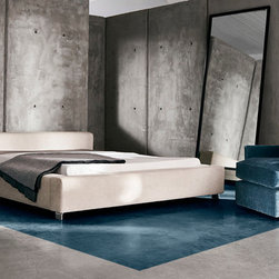 AMPIO Bed & BASSANO swivel chair - Platform Beds