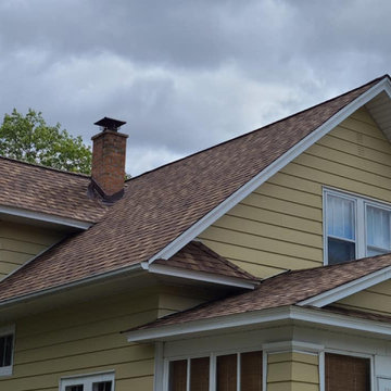 CertainTeed NorthGate shingles installed today! Here are few before & after pics