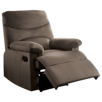 Arcadia Recliner, Woven Fabric, Light Brown