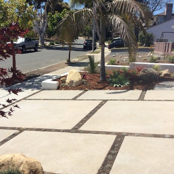 Concrete Driveway with Dymondia Joints