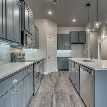 Tiny Blue Kitchen Upgrade in San Jose, CA