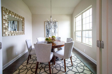 Inspiration for a transitional dining room remodel in Albuquerque