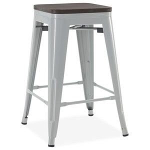 Celeste Mirrored Bar Stool Traditional Accent And Garden Stools By Uber Bazaar Houzz