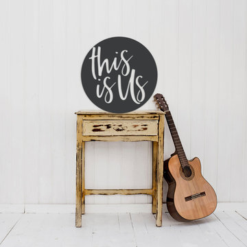 This is Us steel wall art