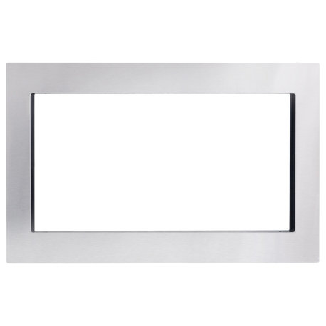 Cosmo BIM22SSB 30 in. Built-in Stainless Steel Microwave Trim Kit in Silver