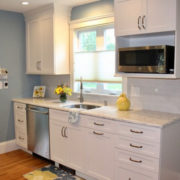 Sink area for cleanup and prep