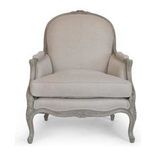 lambskin chair and ottoman