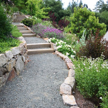 Dramatic Hillside Garden