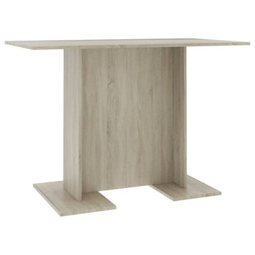 vidaXL Dining Table Kitchen Table Dining Furniture Sonoma Oak Engineered Wood