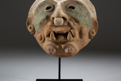 Маска шамана, Эквадор, культура Джамакоа, около 500 г. н.э.