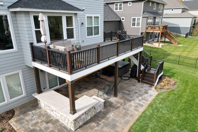 Roseville Deck with finished space below