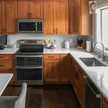Cherry Cabinet Kitchen