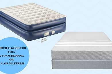 A Foam Bedding Or An Air Mattress