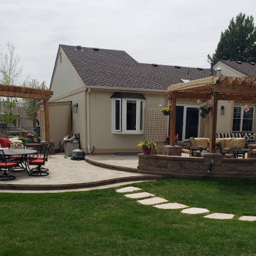Backyard Renovation - Interlocking Paver Patio