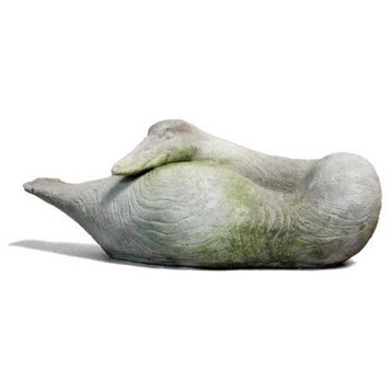 Swan Resting Garden Animal Statue