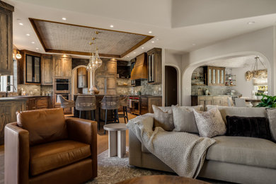 Example of a trendy living room design in San Francisco
