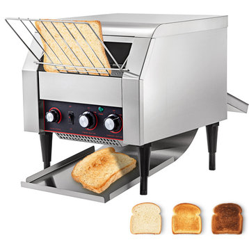 VEVOR Conveyor Toaster Stainless Steel With Double Heating Tubes, 300pcs/Hour