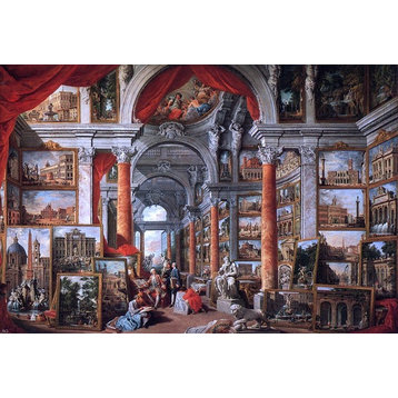 Giovanni Paolo Pannini Picture Gallery With Views of Modern Rome Wall Decal