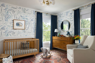 Example of a classic nursery design in Denver