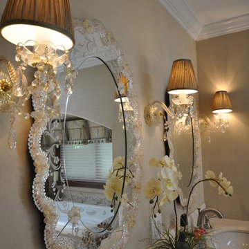 Remodeled bathrooms by Lena Kroupnik Interiors
