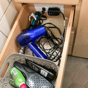 Bathroom Vanity In-Drawer Outlets