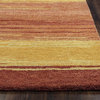 Rizzy Home Mojave MV3163 Gold/Orange Abstract Area Rug, 2'6"x8' Runner