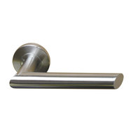 Aragon Stainless Steel Door Handle Euro Profile Contemporary