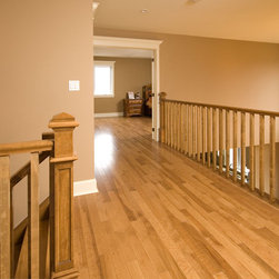Elegant Open Hallway - Hardwood Flooring
