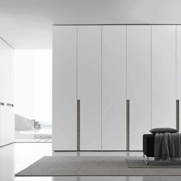 Alibi Wardrobe With Stone Inserts, Presotto Italy