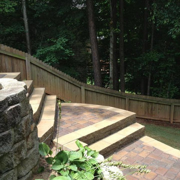 Custom Paver Patio & Steps