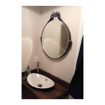 1800 Mirror in powder room