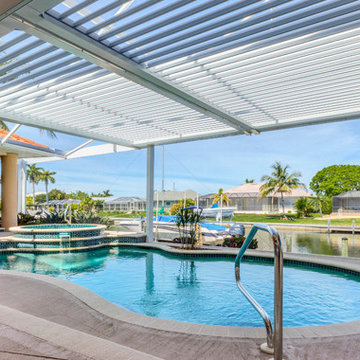 Inside a Pool Enclosure