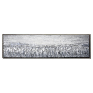 Landscape Abstract Hand Painted Art, 70x20"