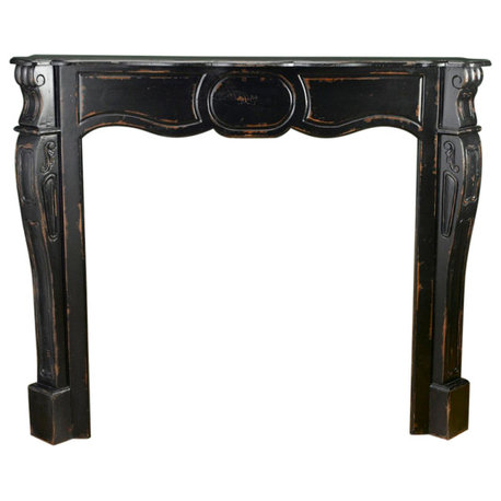 Cropsey Wooden Fireplace Surround, Black