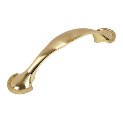 Cosmas - Cosmas 6632BB Brushed Brass Cabinet Pull - Cabinet And Drawer Handle Pulls