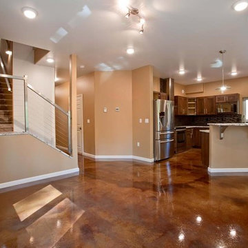 Acid Stained Concrete Floor
