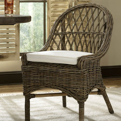 KUBU CROSS WEAVE DINING CHAIR - SET OF 2 - Dining Chairs