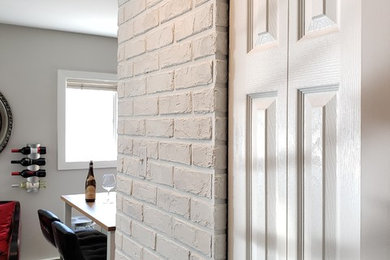 Urban home design photo in Calgary