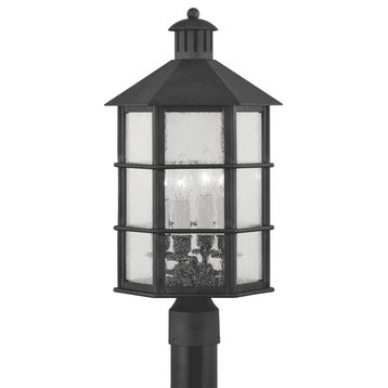 Troy Lake County 4-Light Outdoor Post Light in French Iron