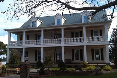 Example of a classic exterior home design in Other