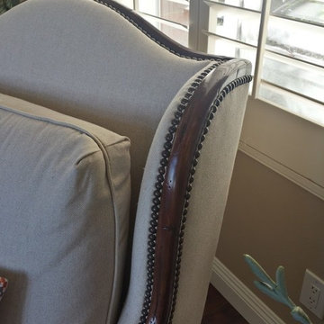 Espresso nailhead details