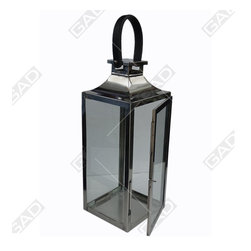 MODERN GLASS HANGING LANTERN - Outdoor Hanging Lights