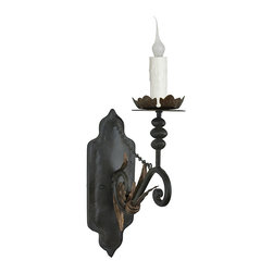 SC-007 Custom Hand Made Iron Sconce - Wall Sconces