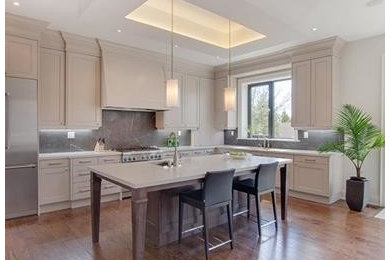 Kitchen - transitional kitchen idea in Toronto