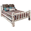 Montana Woodworks Transitional Wood California King Bed in Natural Lacquered