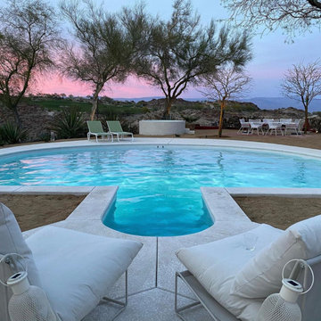 New custom pool/spa in Cahuilla Hills Palm Desert