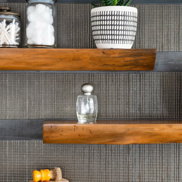 Madison Modern Bathroom with Floating Wood Vanity