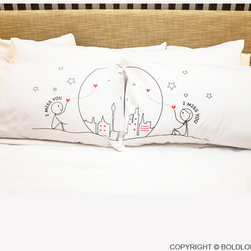 Miss Us Together Couple Pillowcases - Pillowcases And Shams