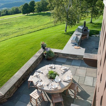 Dining & Entertaining Terrace near Woodstock, Vermont