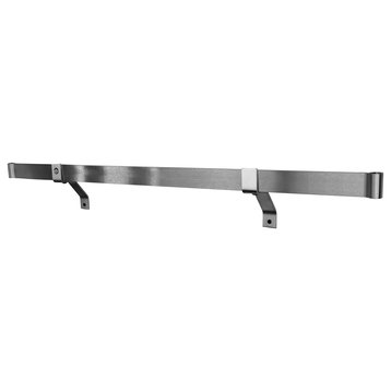Handcrafted 54" Rolled End Bar ONLY (Wall Brackets sold separately)